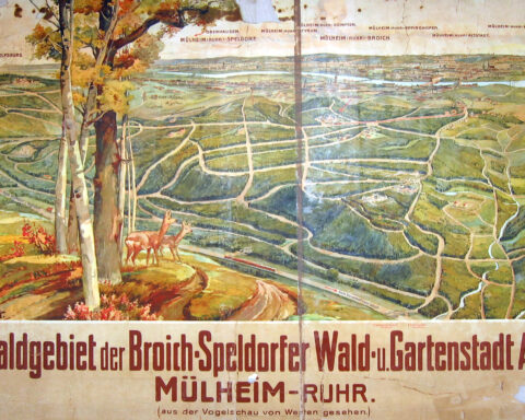Werbeplakat der Wald- und Gartenstadt AG (Quelle: Stadtarchiv)