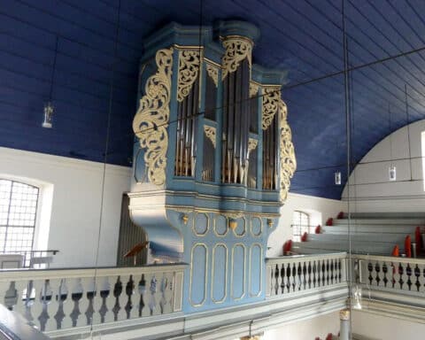 Blick in die Dorfkirche Saarn, Quelle: Günter Fraßunke