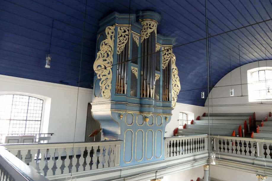 Blick in die Dorfkirche Saarn, Quelle: Günter Fraßunke