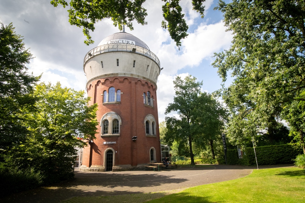 Außenaufnahme der Camera Obscura (Foto: Copyright Mike Weis)